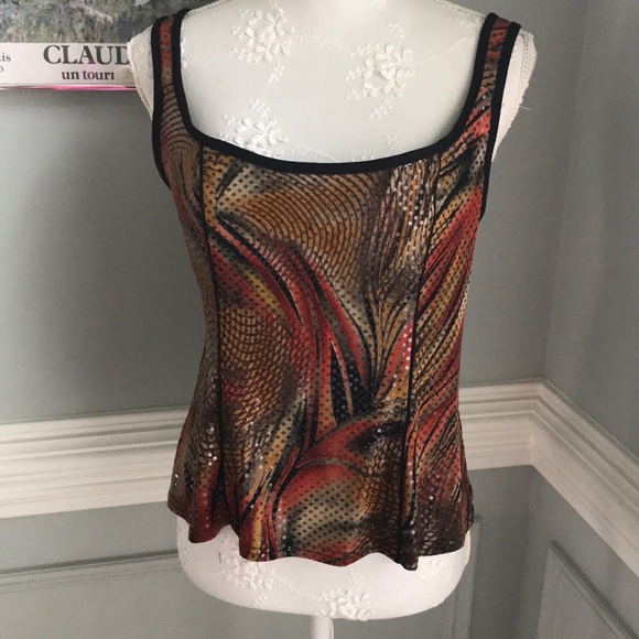 Joseph Ribkoff Tops - Joseph Ribkoff Stunning Haute Sequined Top SZ 14